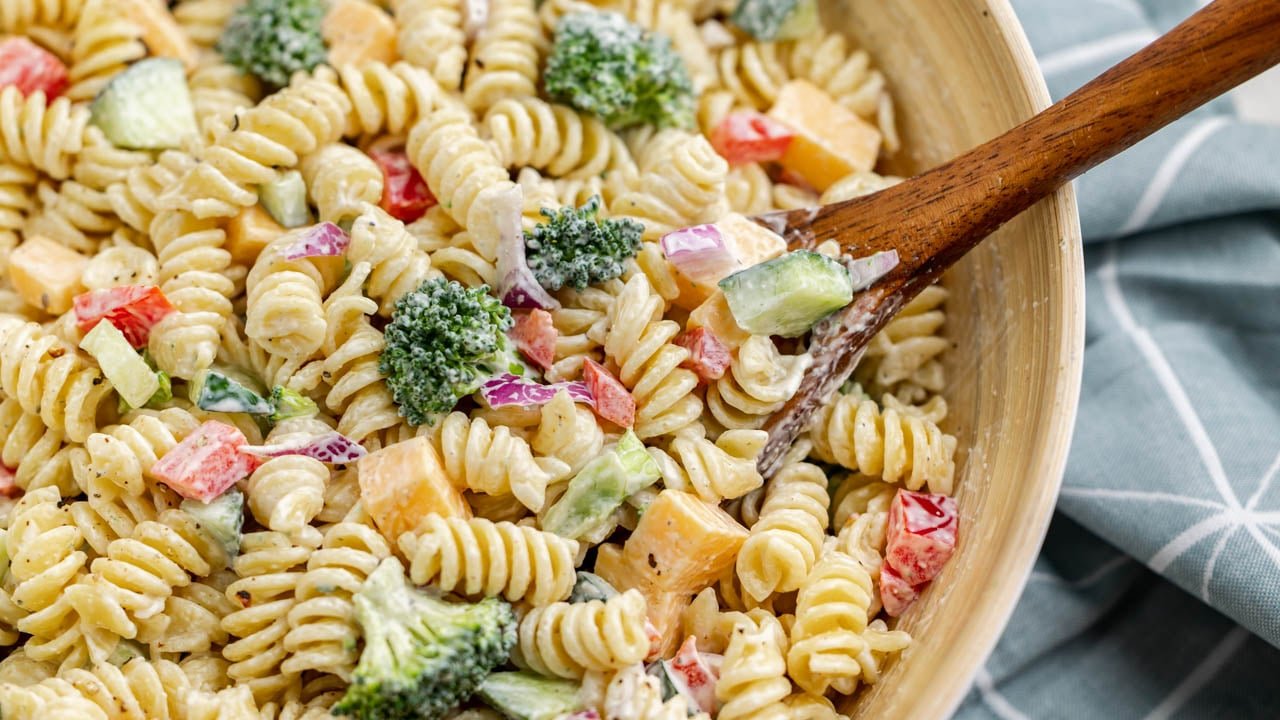 Creamy Ranch Pasta Salad - The Keep At House Chef - DeegitalRays